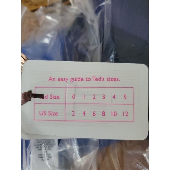 Ted Baker 4 One-piece Swimwear Plunge Cutout Halter Swimsuit Bathing Suit Blue - Picture 8 of 13